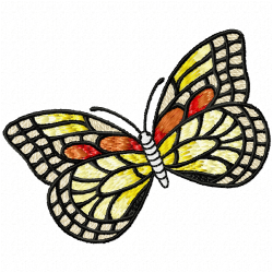Butterfly Embroidery Design 11 Butterfly Embroidery Design 11